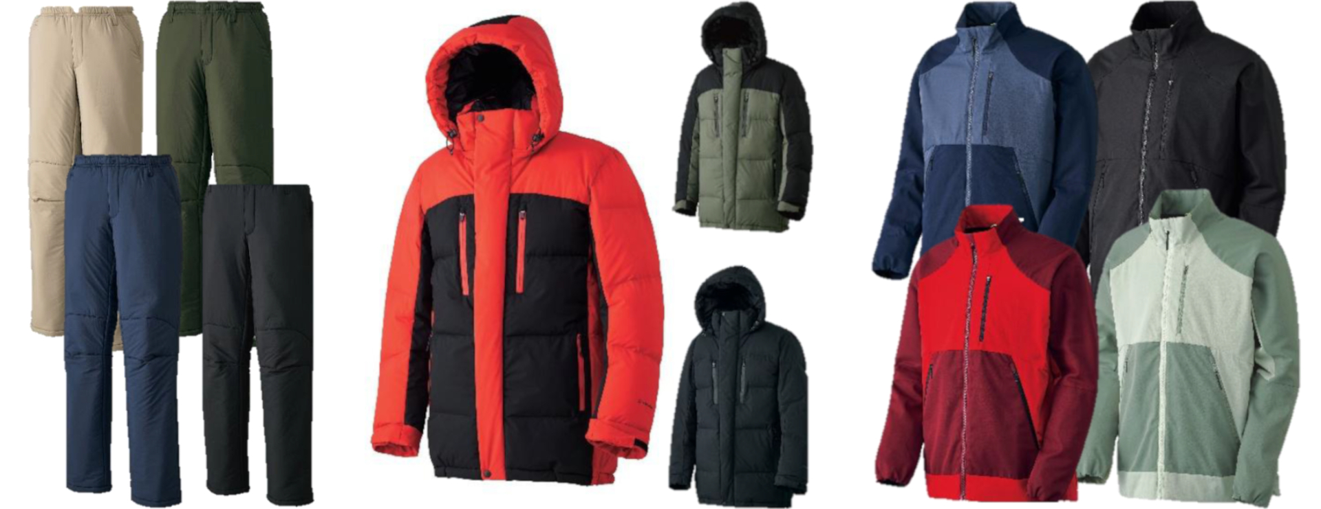 冷気・暖気の両方を遮断できるウェア「XShelter」シリーズの販売ランキング発表