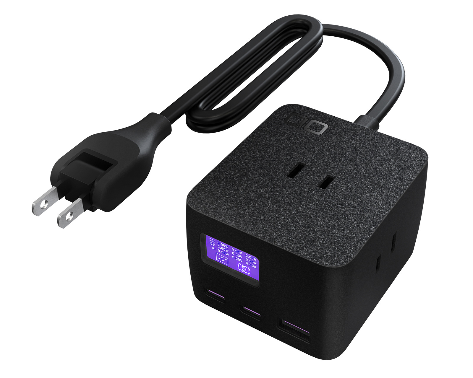 3口のACコンセントにUSB Type-C×2とType-A×1（最大67W）のポートを持つ「Polaris CUBE DESK」