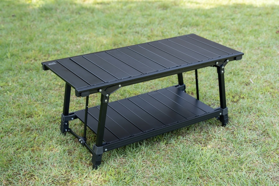 アルペンアウトドアーズ、5万台突破記念「アルミユニットテーブル」に