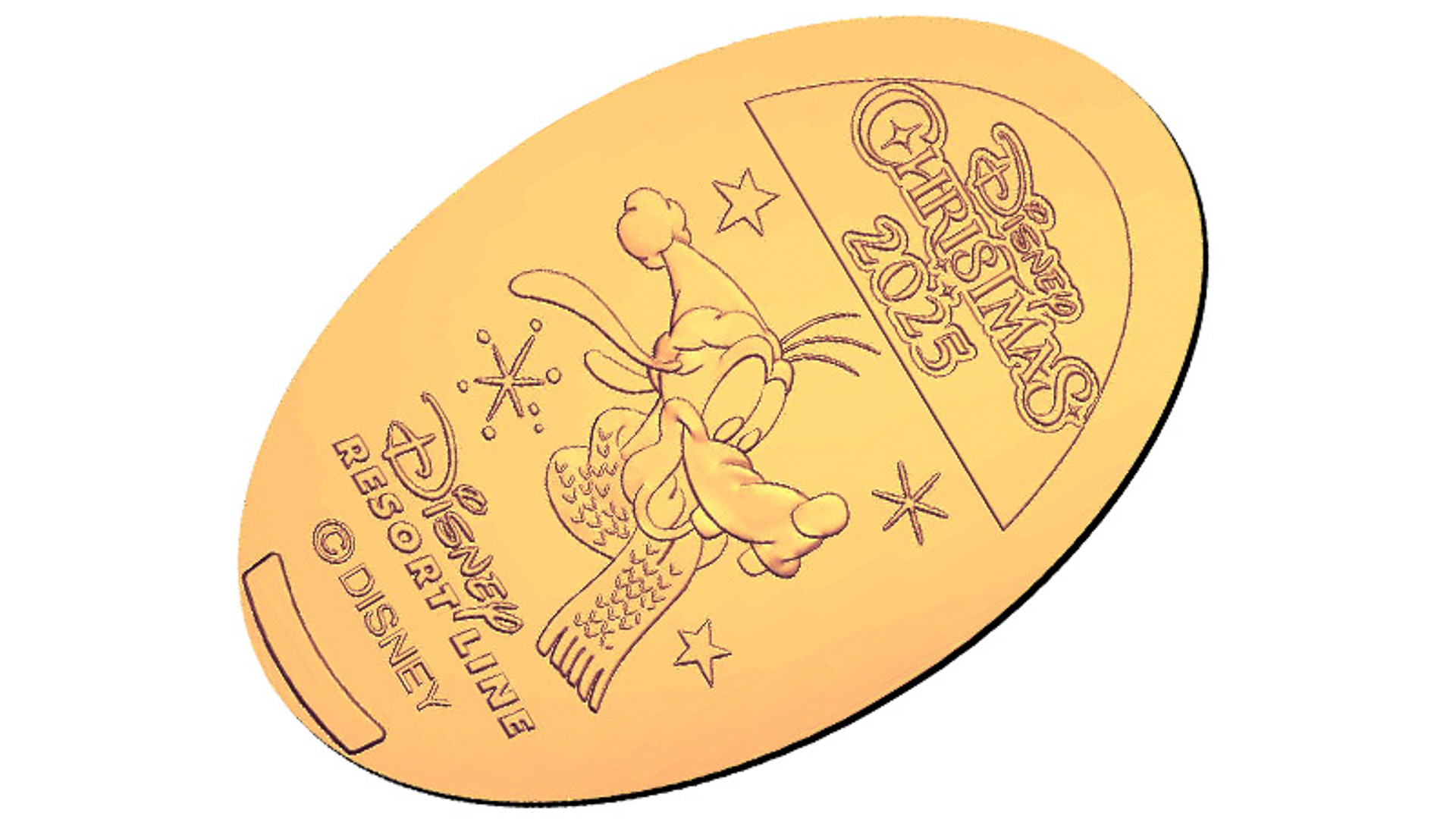 クリスマス期間限定デザインのスーベニアメダルは全4種