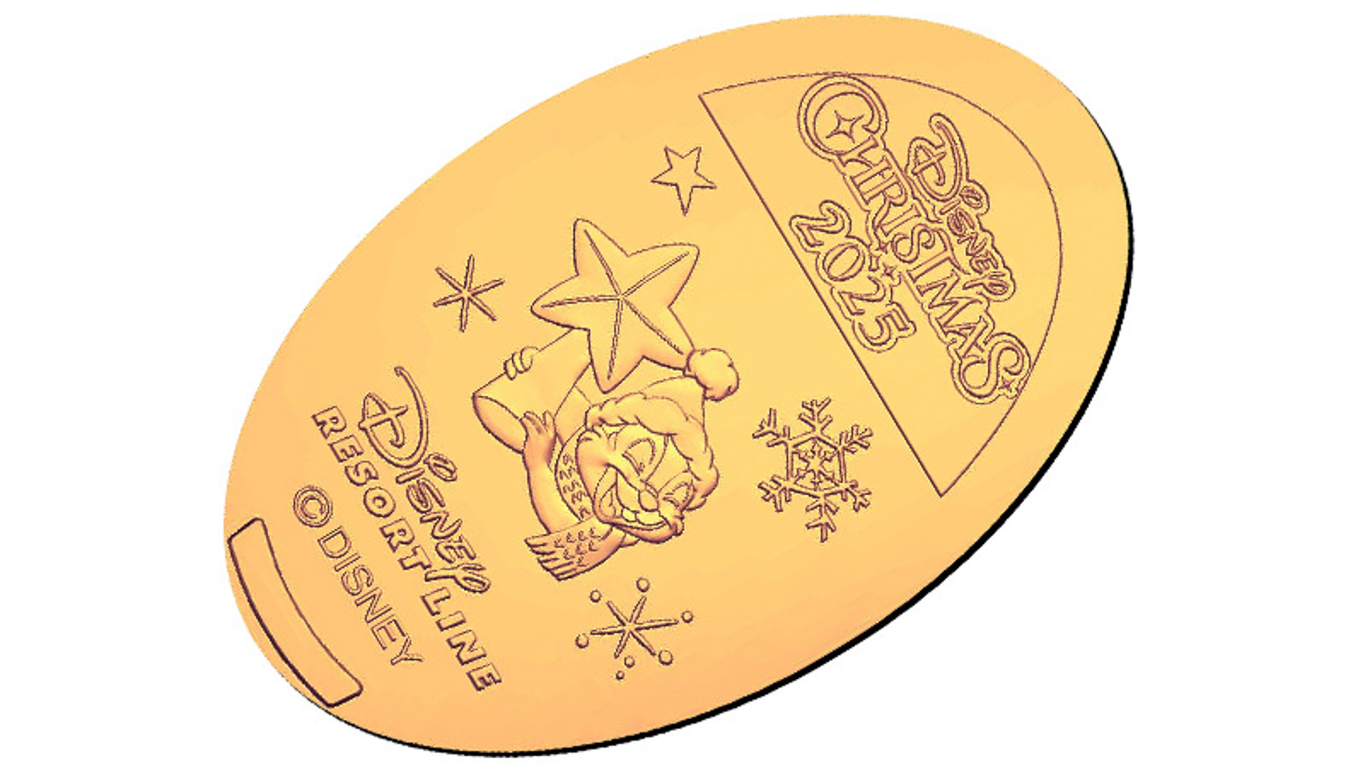 クリスマス期間限定デザインのスーベニアメダルは全4種