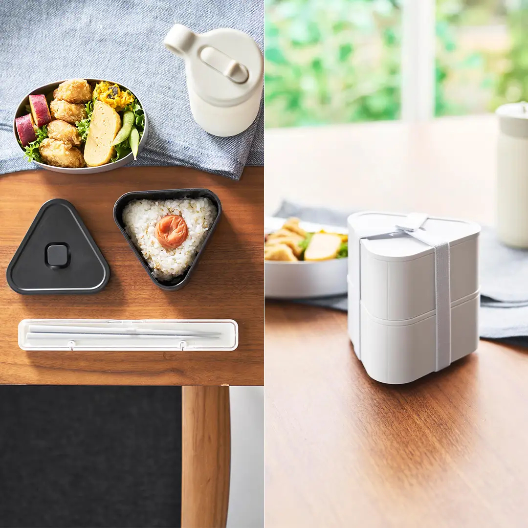 バルブ付き密閉おにぎりケース