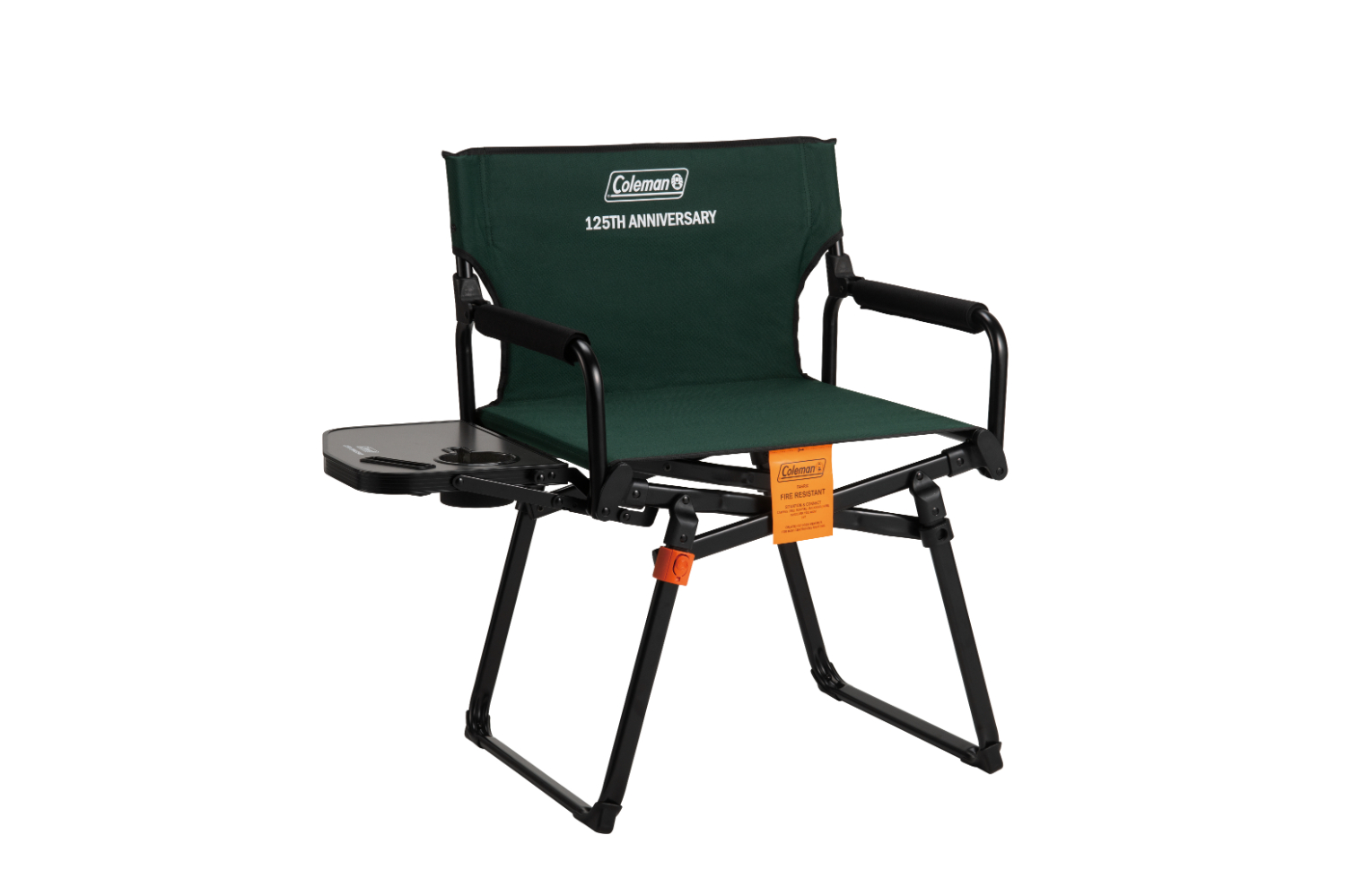 「125 リミテッドデッキチェアNX（グリーン）」。サイズ約87×53×86cm（幅×奥行き×高さ）、収納時は約17×50×57cm、座面高約46cm、座面幅約53cm、耐荷重100kg、重量約5.1kg