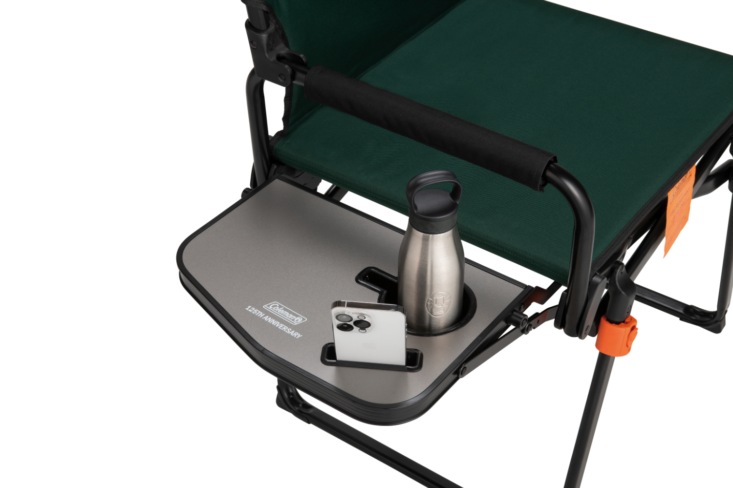 「125 リミテッドデッキチェアNX（グリーン）」。サイズ約87×53×86cm（幅×奥行き×高さ）、収納時は約17×50×57cm、座面高約46cm、座面幅約53cm、耐荷重100kg、重量約5.1kg