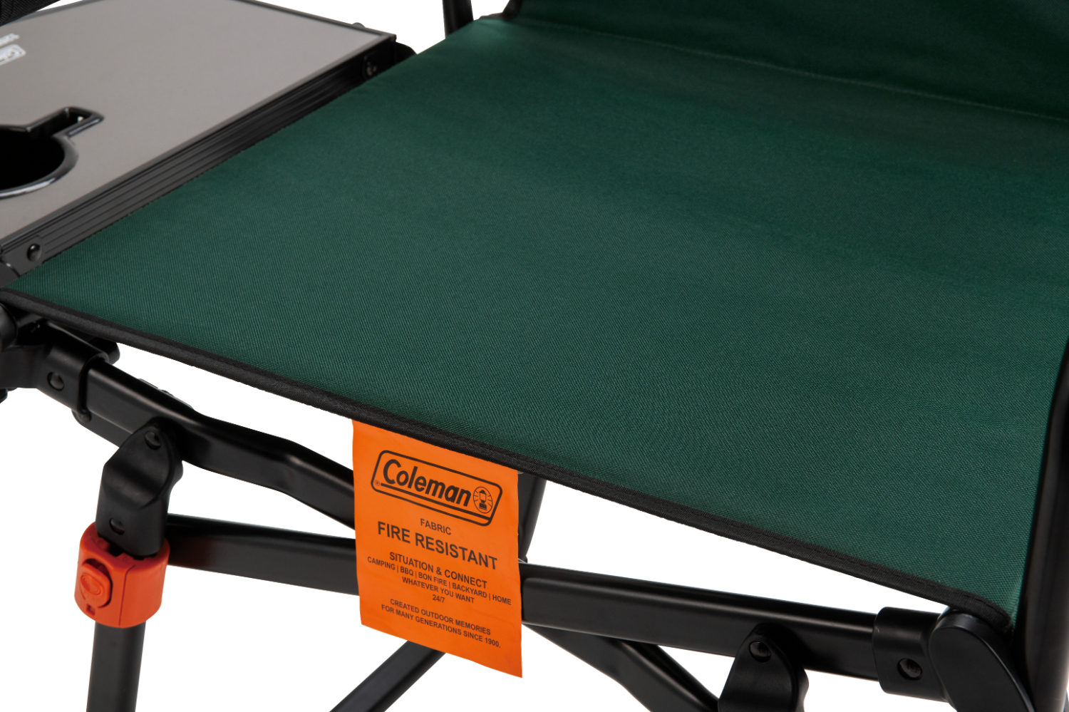 「125 リミテッドデッキチェアNX（グリーン）」。サイズ約87×53×86cm（幅×奥行き×高さ）、収納時は約17×50×57cm、座面高約46cm、座面幅約53cm、耐荷重100kg、重量約5.1kg