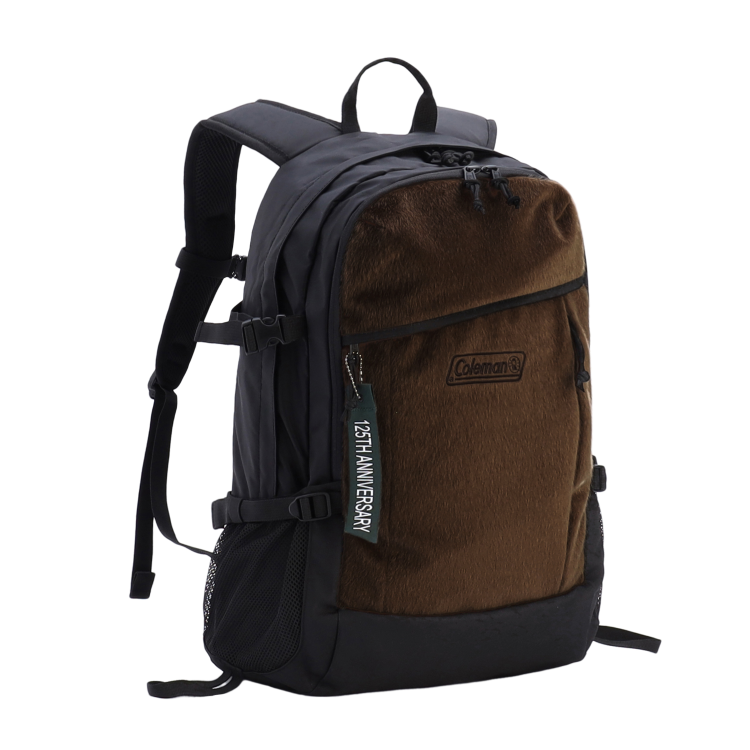 バックパック「125 リミテッドウォーカー 33（ブラック/ブラウン）」。サイズ約34×2×51cm（幅×奥行き×高さ）、容量約33L