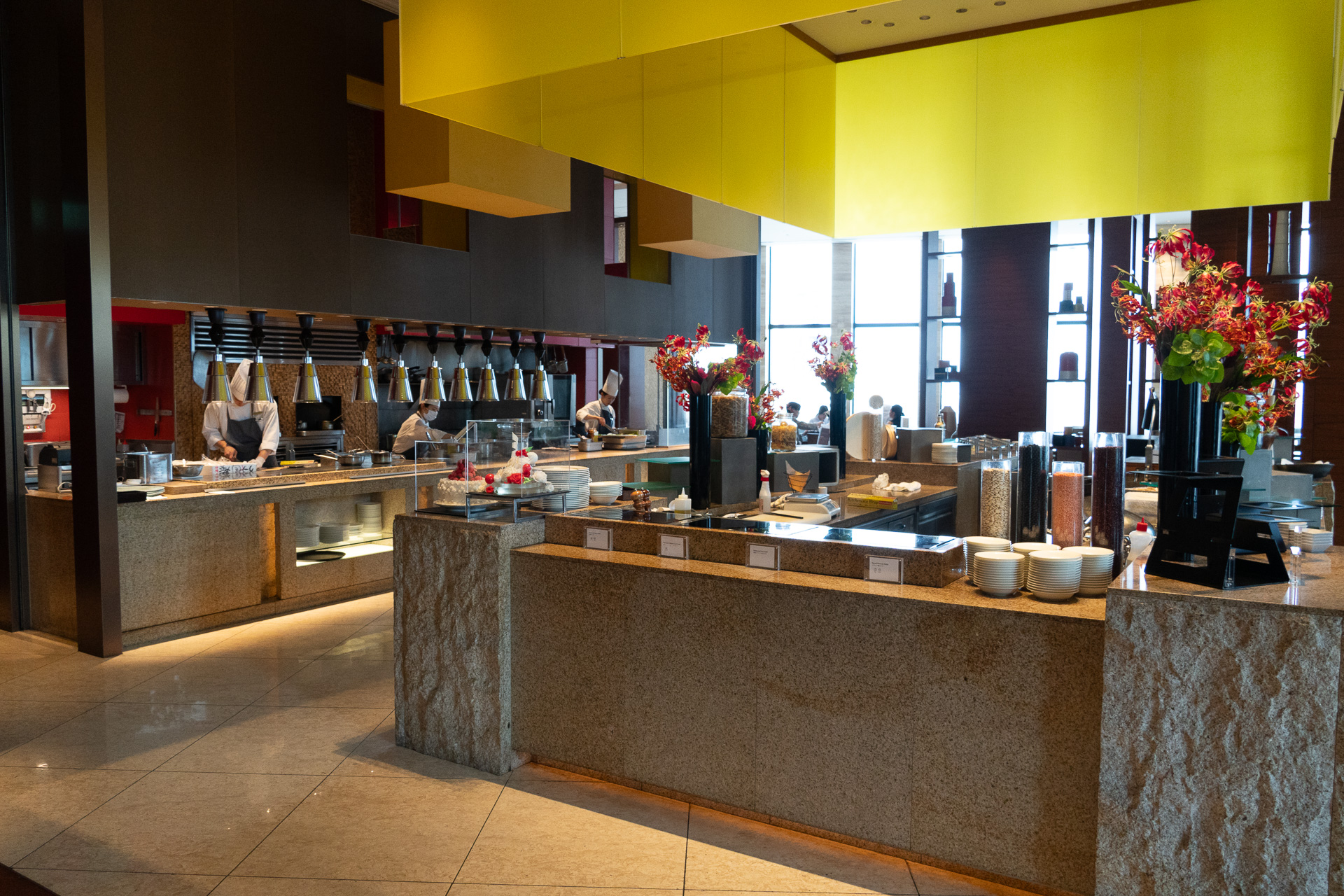 NOKA Roast & Grill, the hotel's signature restaurant, serves everything from a breakfast buffet to lunch and dinner.