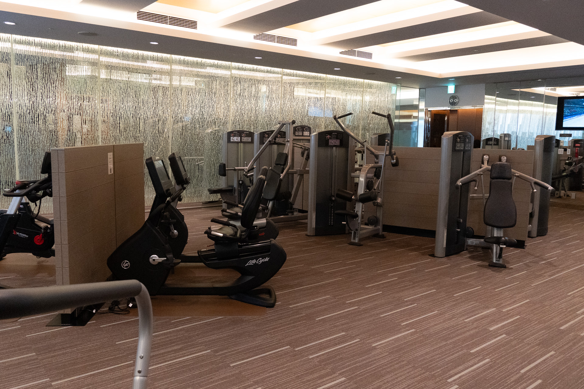 The fitness gym, a standard IHG amenity, is located on the 4th floor, separate from the guest room floors. It also features a 20-meter indoor pool.