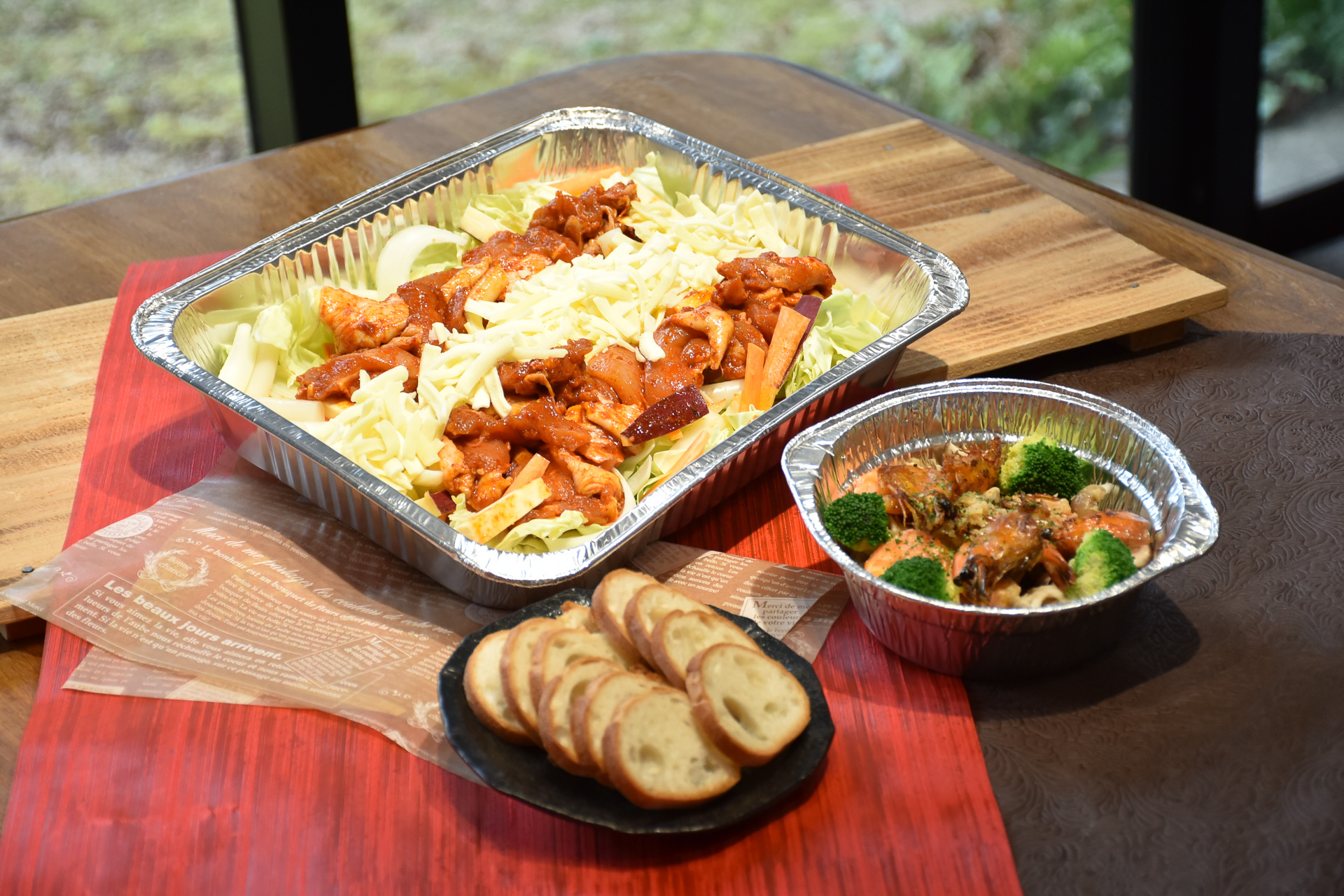 「女子キャンプラン」お食事メニュー