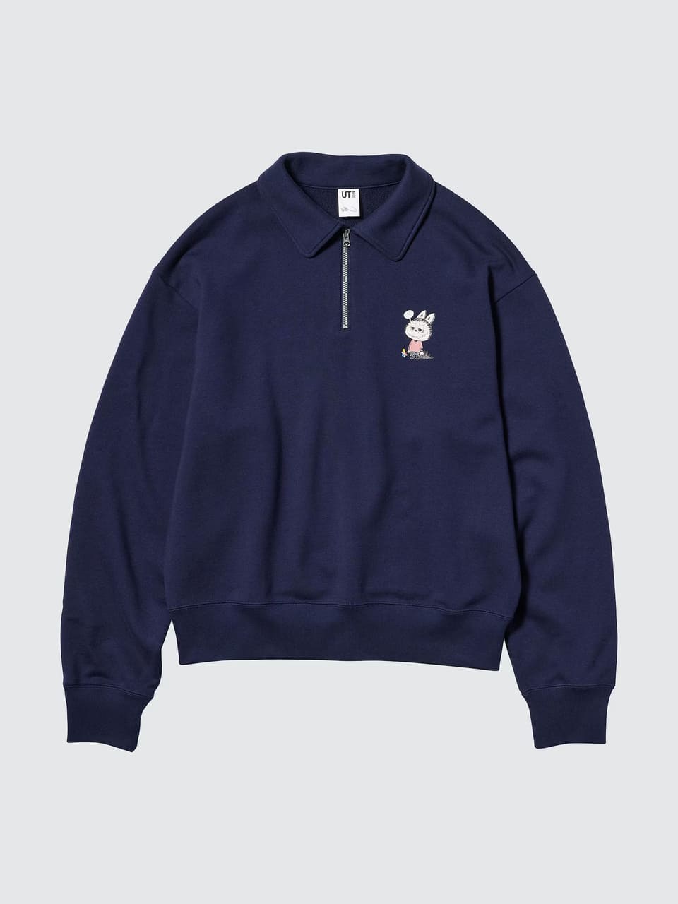 ユニクロ、「ラブブ」のハーフジップスウェット12月発売。全3色