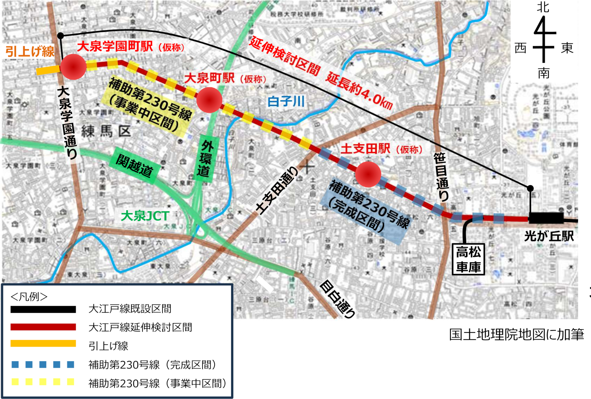 大江戸線延伸の検討状況を公表