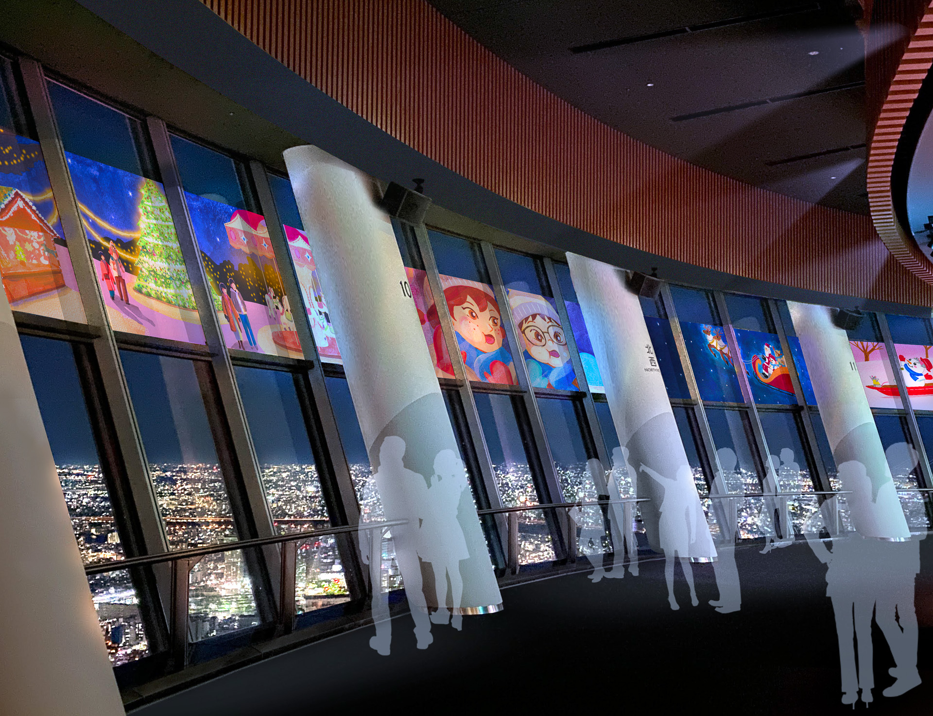 クリスマス限定映像のイメージ