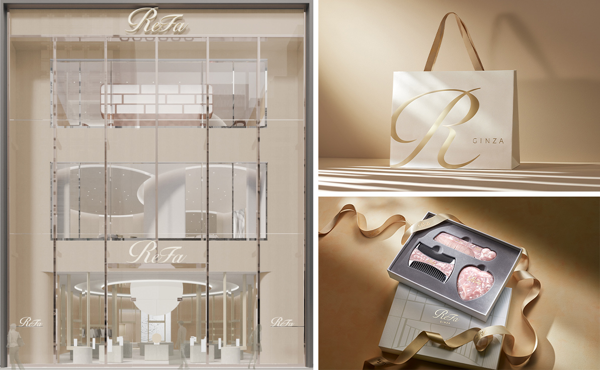 ブランド史上最大の旗艦店「ReFa GINZA」がオープン