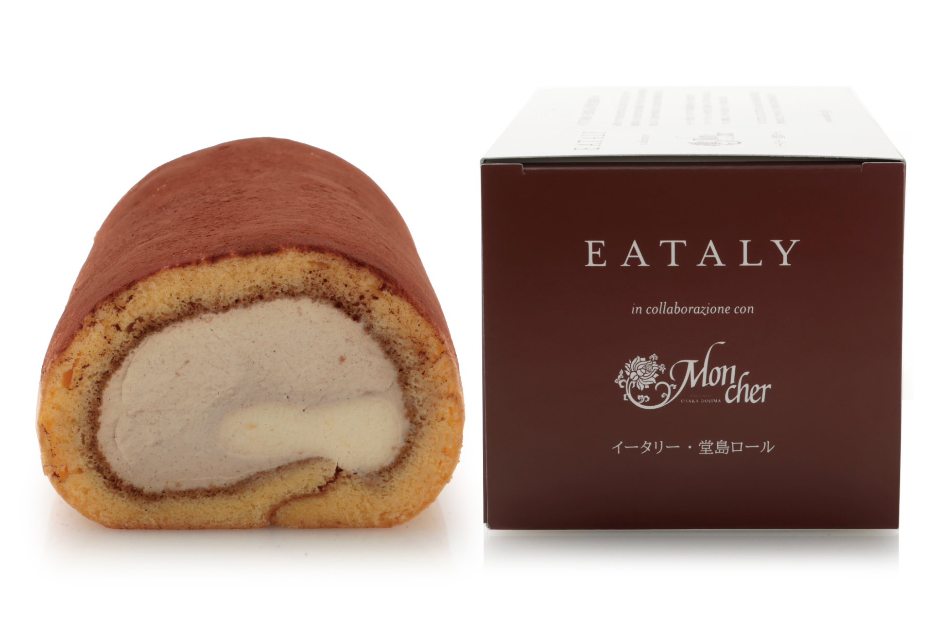 「イータリー・堂島ロール ティラミス」。トリノの老舗カフェ「ヴェルニャーノ」のエスプレッソやイタリア産のマスカルポーネなどを使ったリッチな味わい