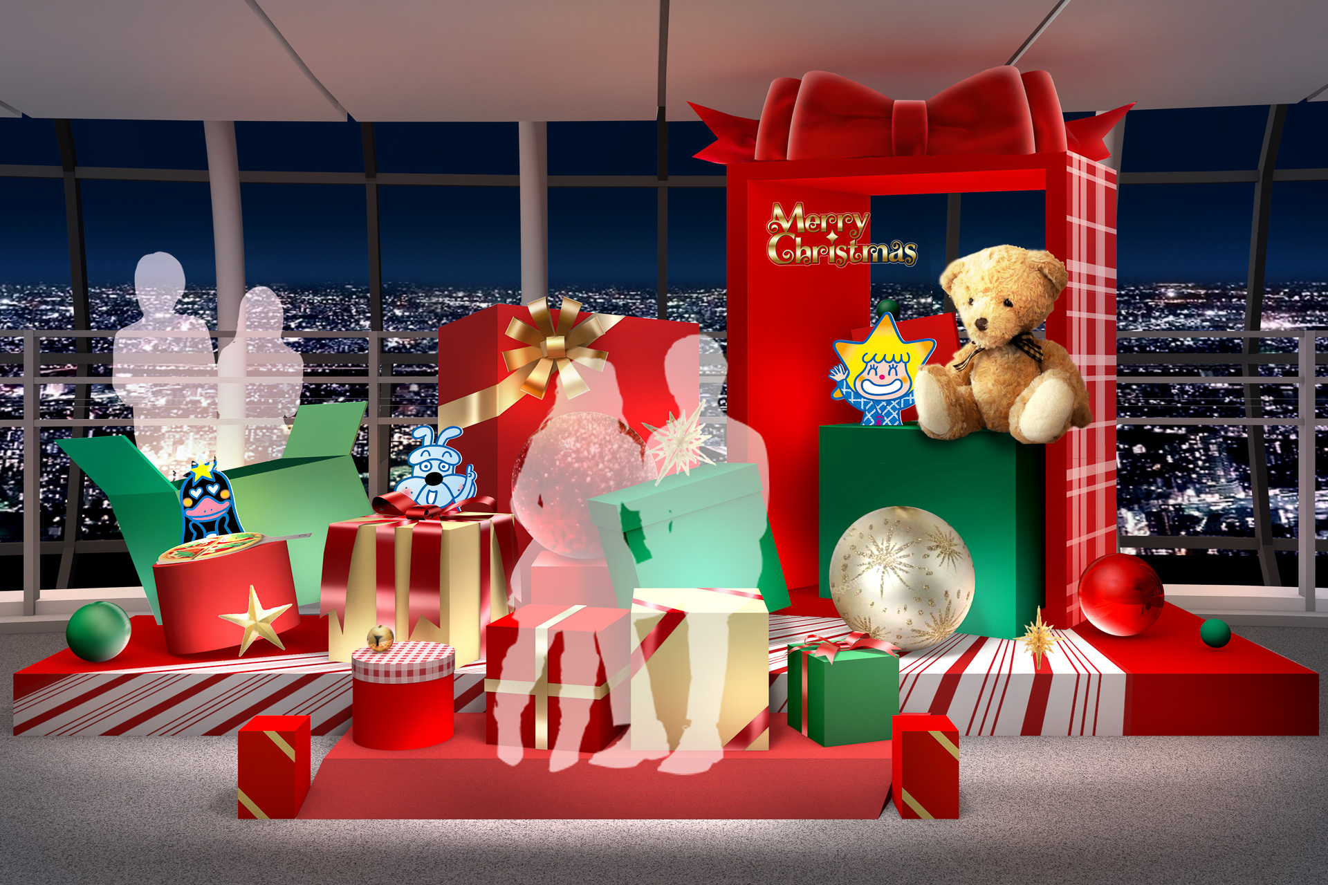 The photo spot on Floor 445.