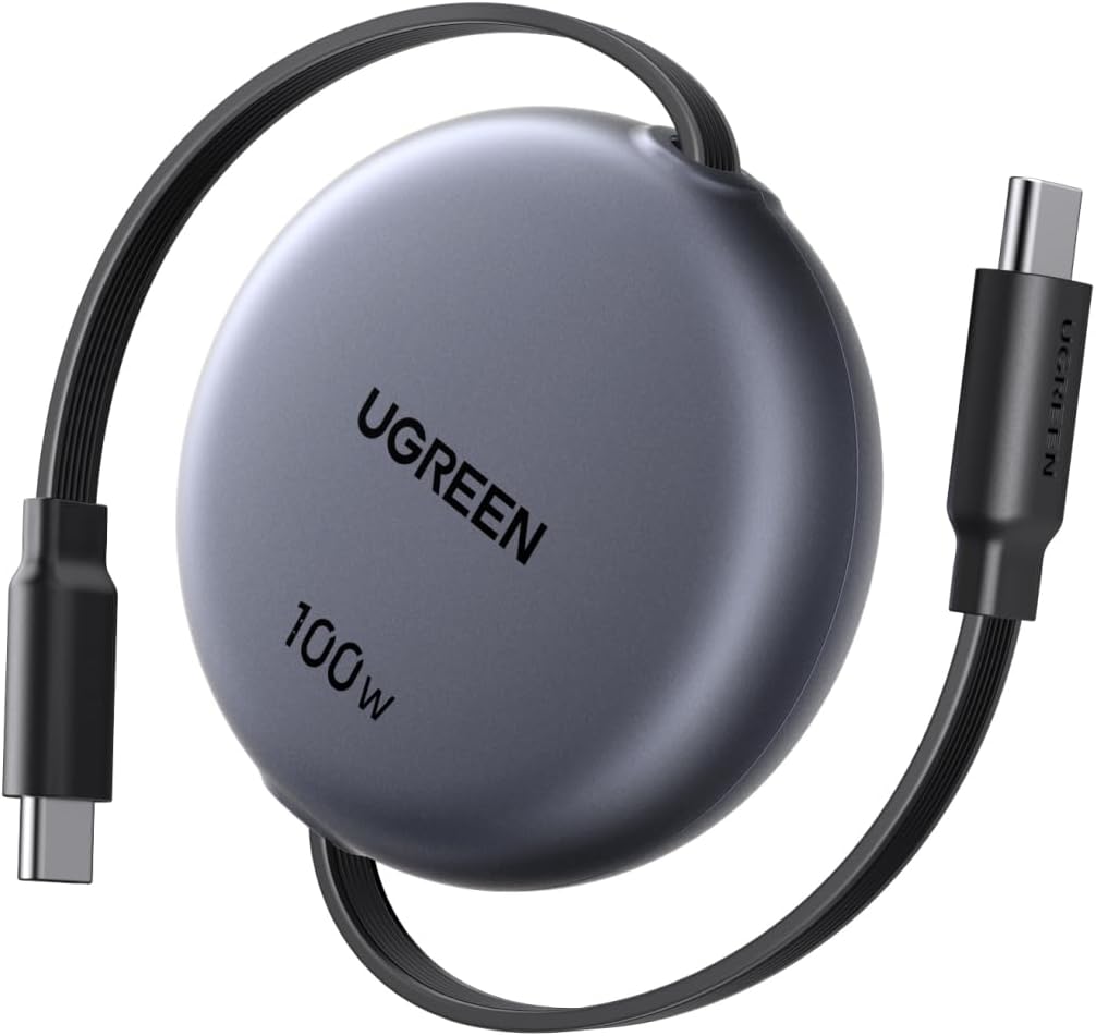AmazonでUGREEN「Nexode 巻き取り式 USB-Cケーブル 100W」のタイムセール