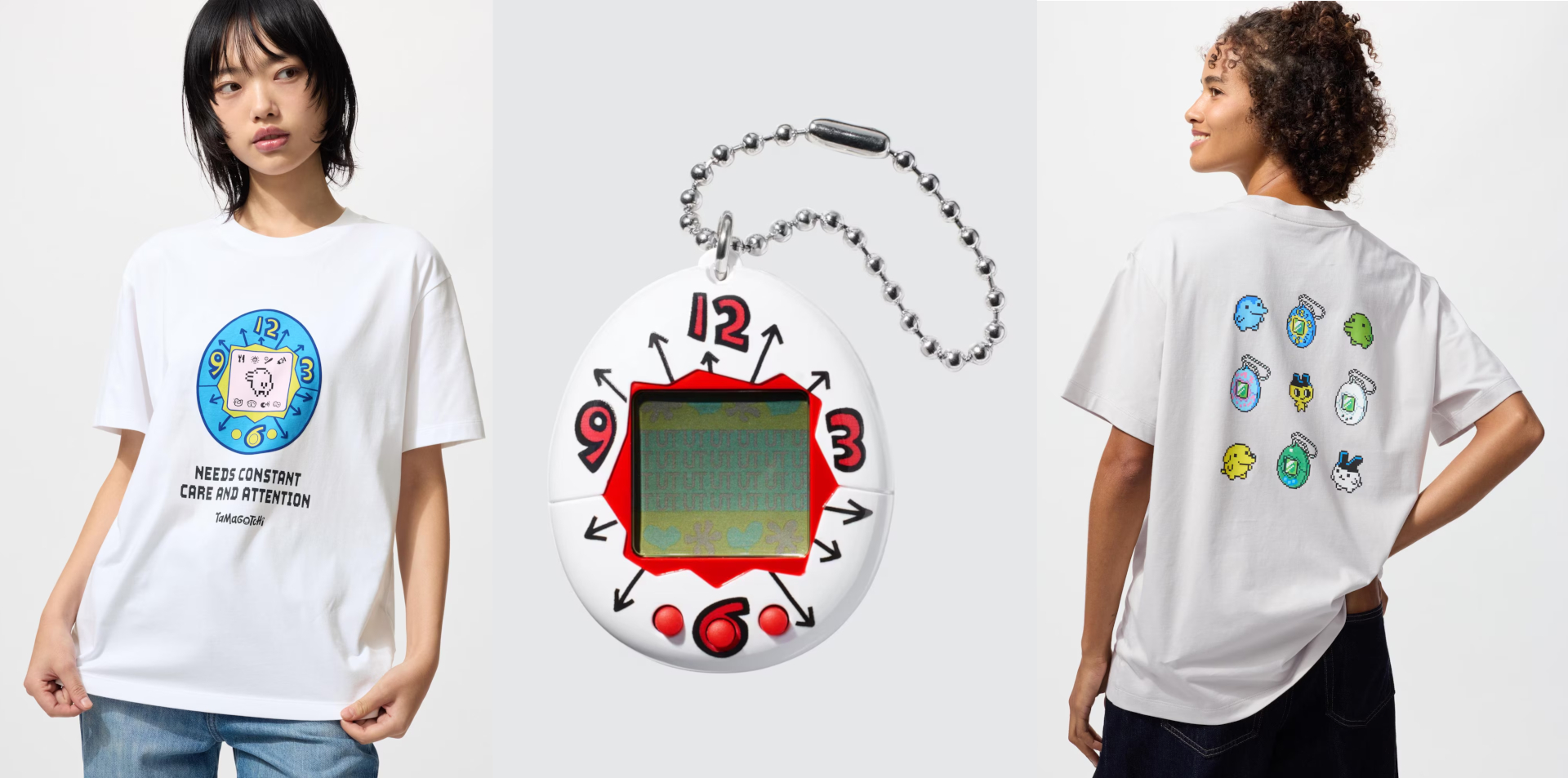 ユニクロUTから「たまごっち」のウィメンズTシャツとオリジナルたまごっち登場