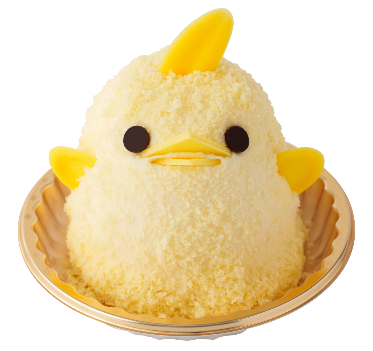 名古屋スイーツ「ぴよりん」。名古屋コーチンの卵を使ったプリンをバニラの香り豊かなババロアで包み、粉末状のスポンジをまとわせたふんわり新食感。名古屋駅などで販売