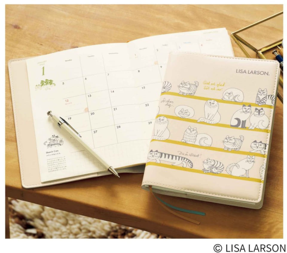 雑誌リンネル付録 19点セット 新品未使用未開封 大量まとめ売り リサラーソン等 付録は「リサ・ラーソン」2026年手帳、リンネル1月号増刊。北欧