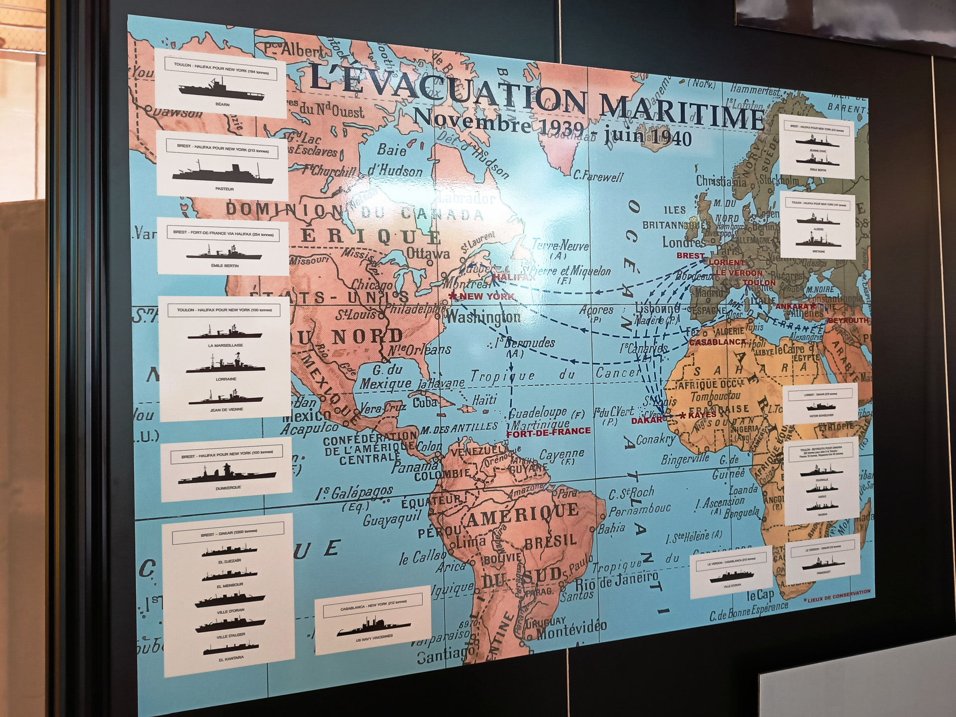 世界中に移動された金塊のマップ