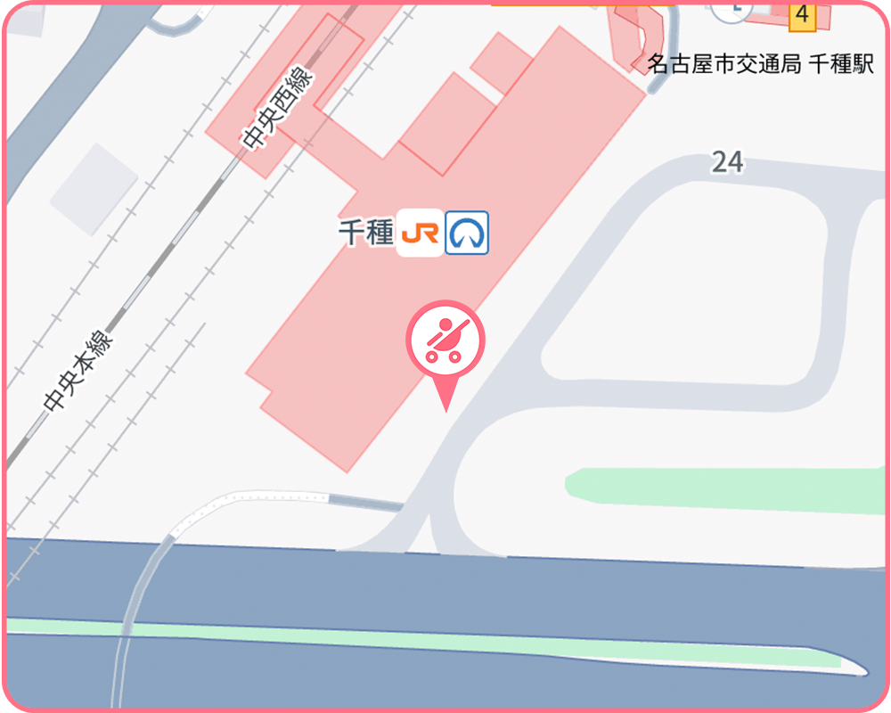 千種駅 1階ロータリー前
