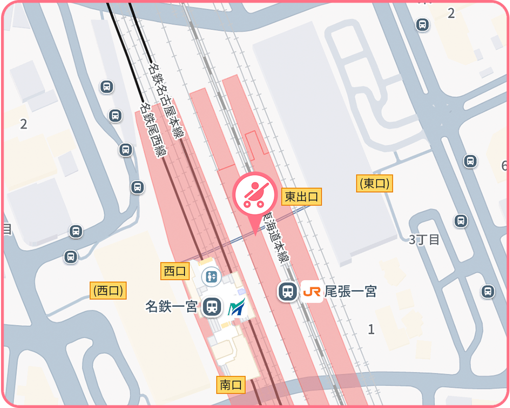 尾張一宮駅 1階コンコース