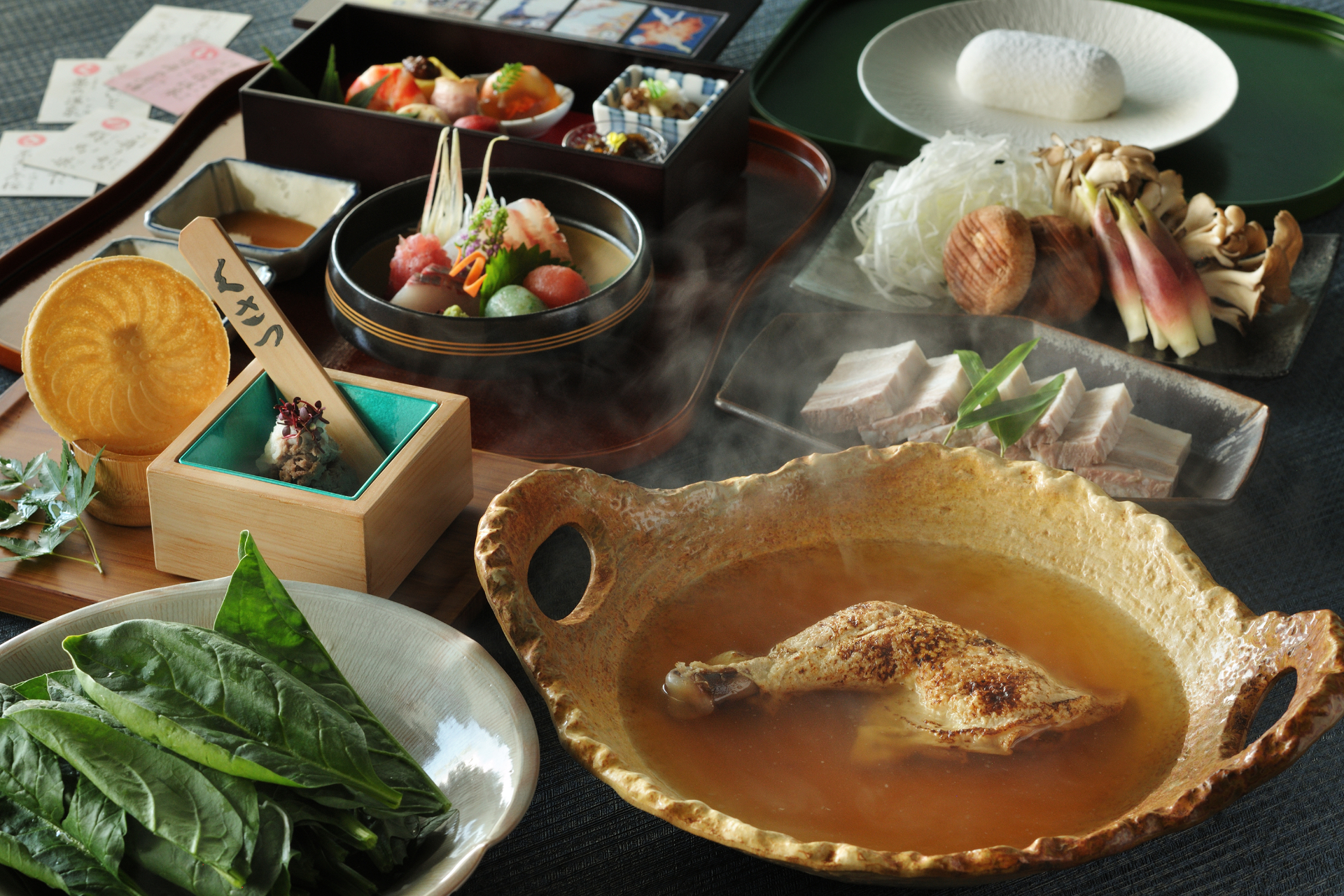 食事処で味わう「上州豊伝会席」