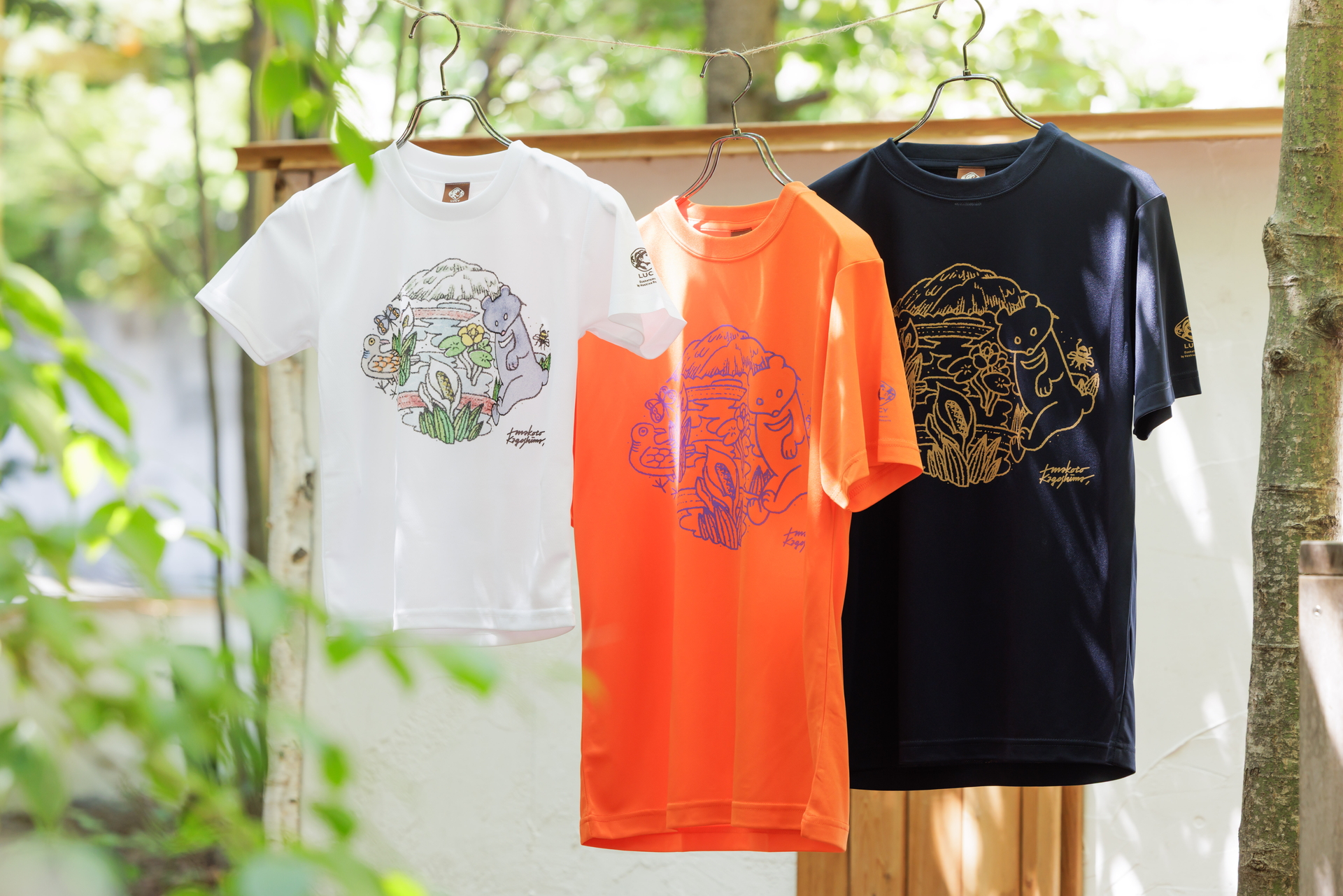 鹿児島睦氏イラストのオリジナルTシャツ