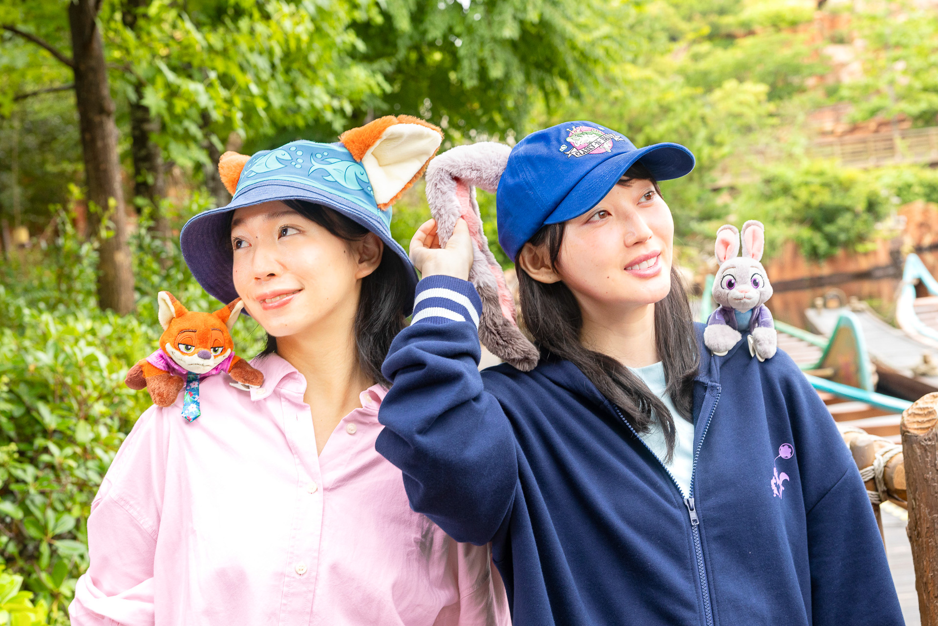 肩乗せアイテムやパークで楽しめる身につけグッズも多数用意