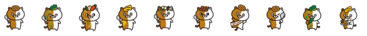 猫のオリジナルキャラクター「NeCo壱」スタンプセット