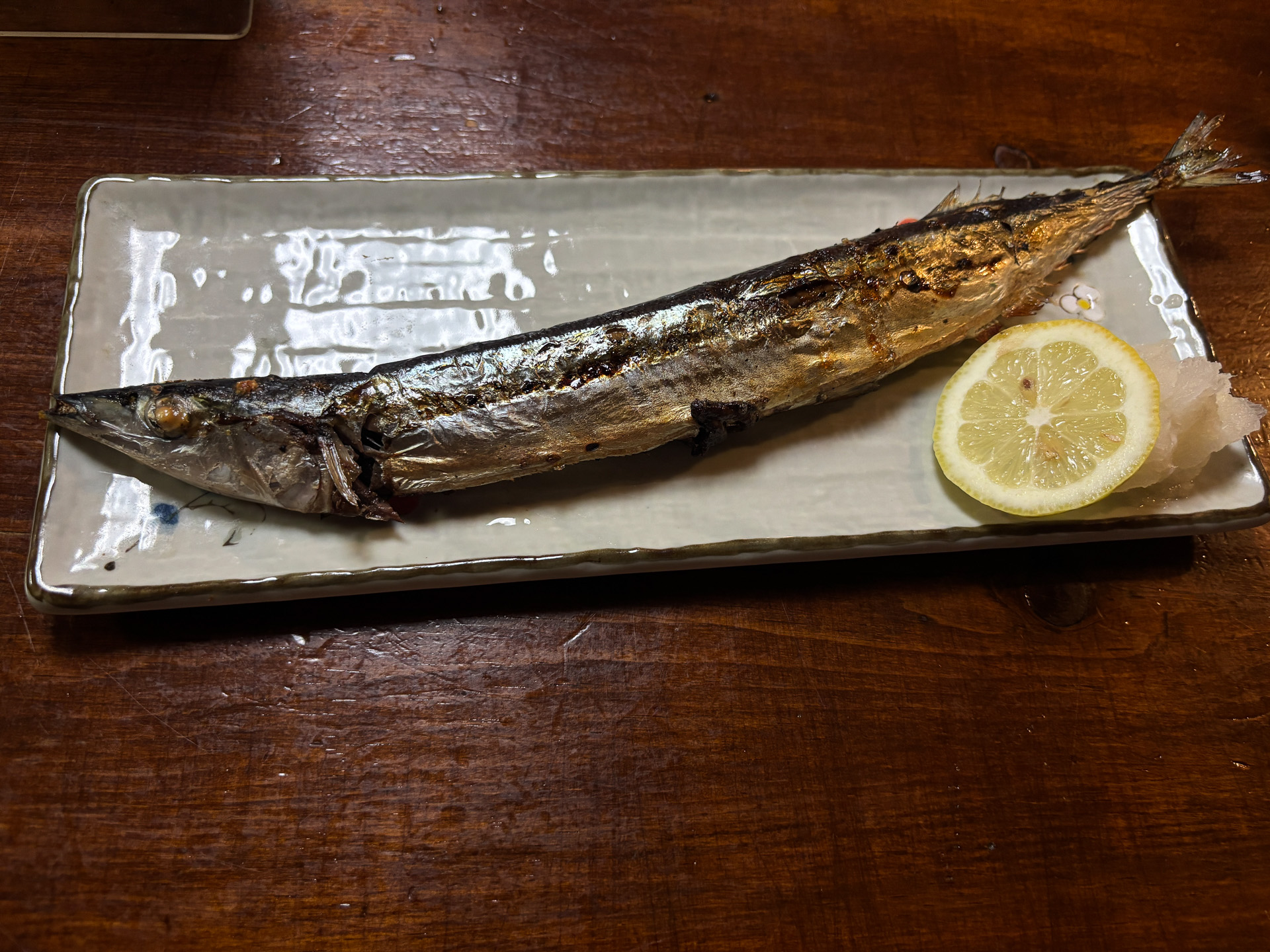 秋刀魚の塩焼き