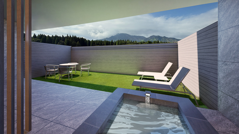 露天風呂付デラックスルーム（サウナ付き）