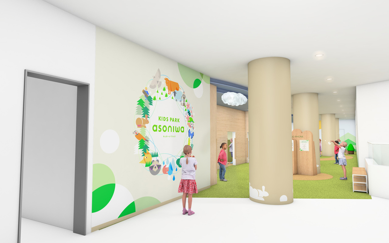 体験知育型キッズパーク「ASONIWA」（イメージ）
