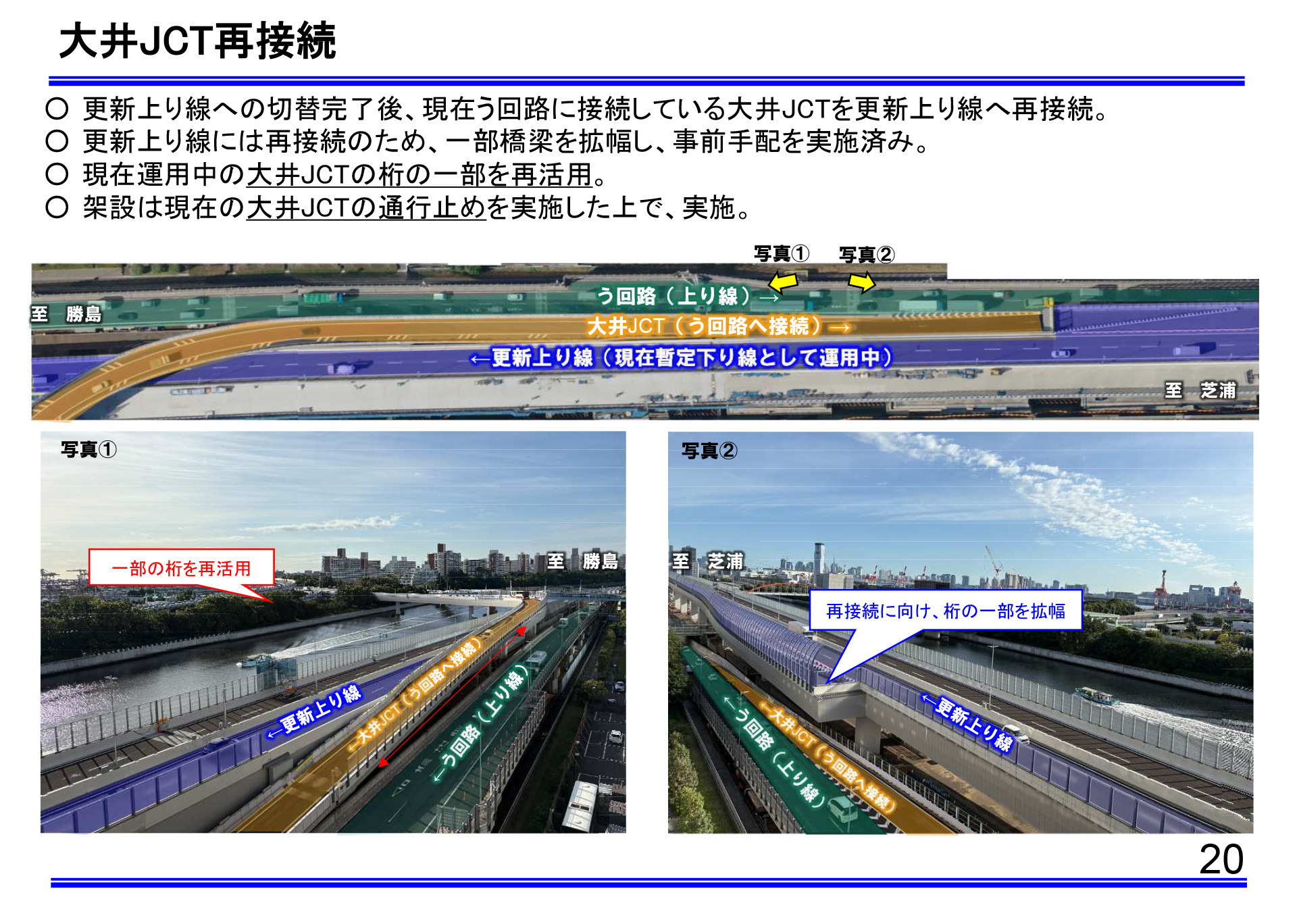 大井JCT再接続