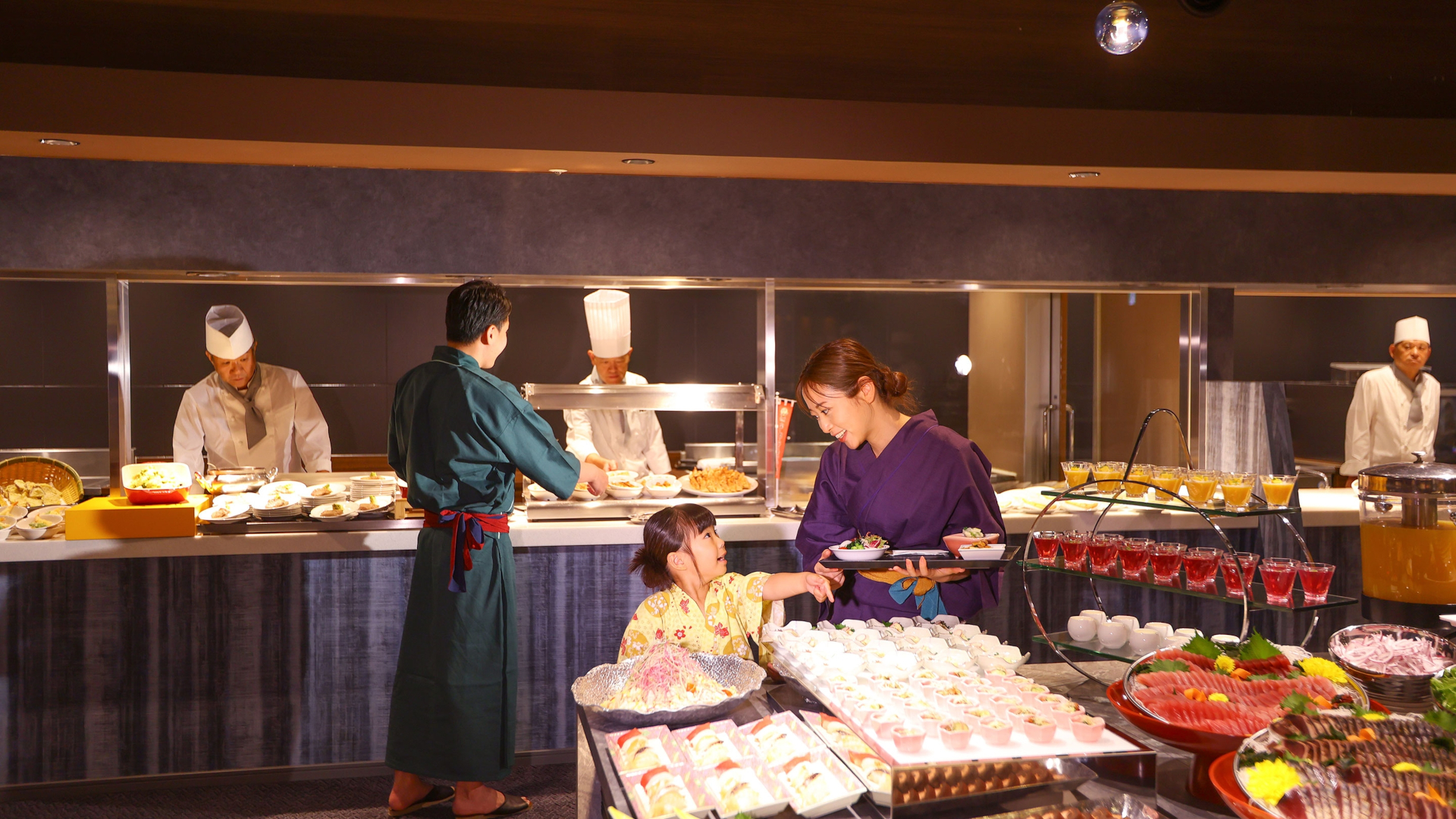 ライブキッチンから提供