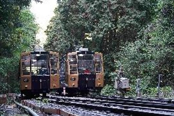 比叡山鉄道のケーブルカー