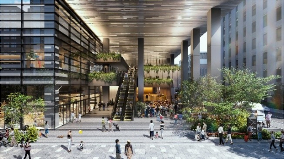 1階オープンスペース「かみはちひろば」