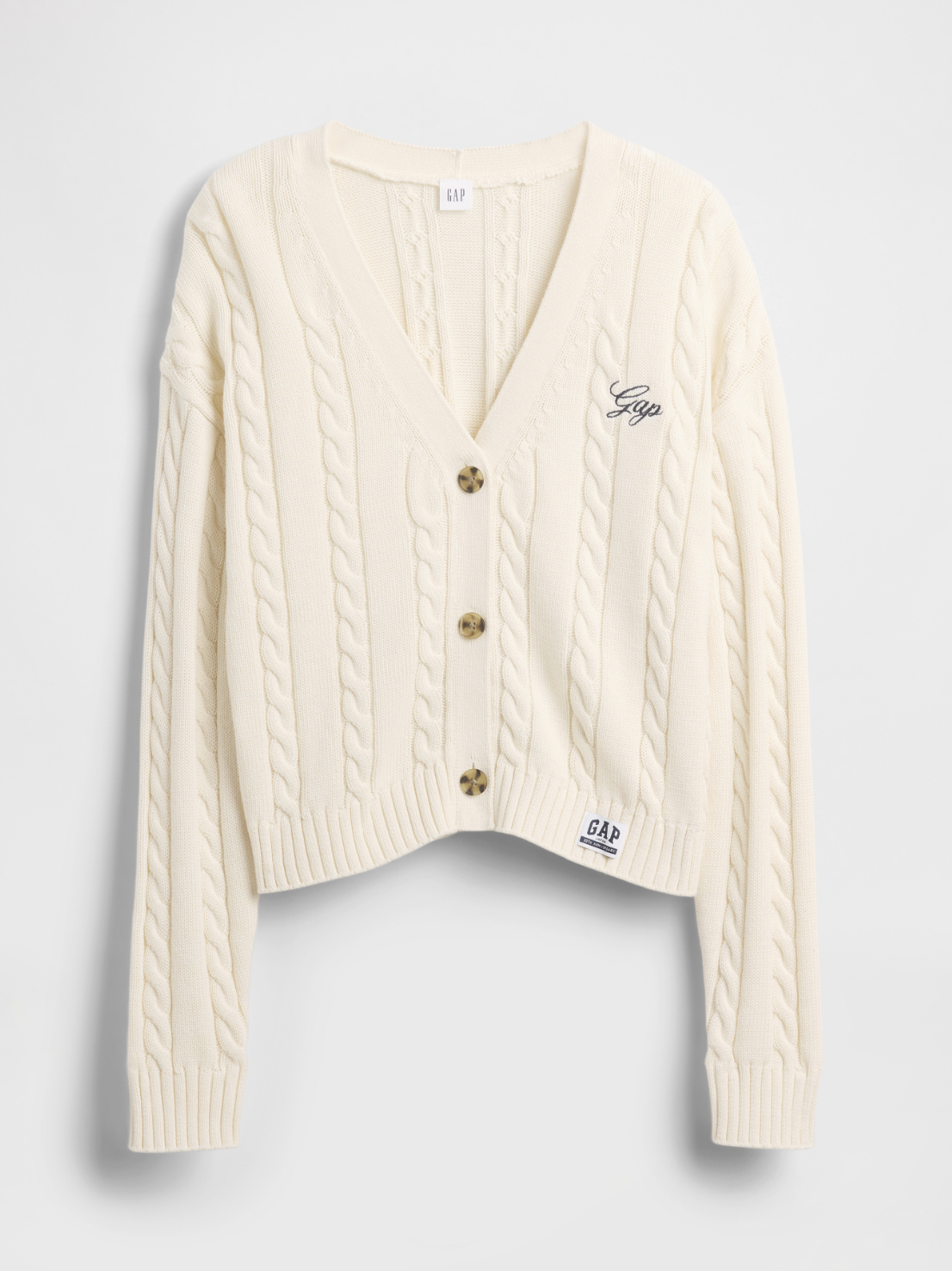 Vネックカーディガン