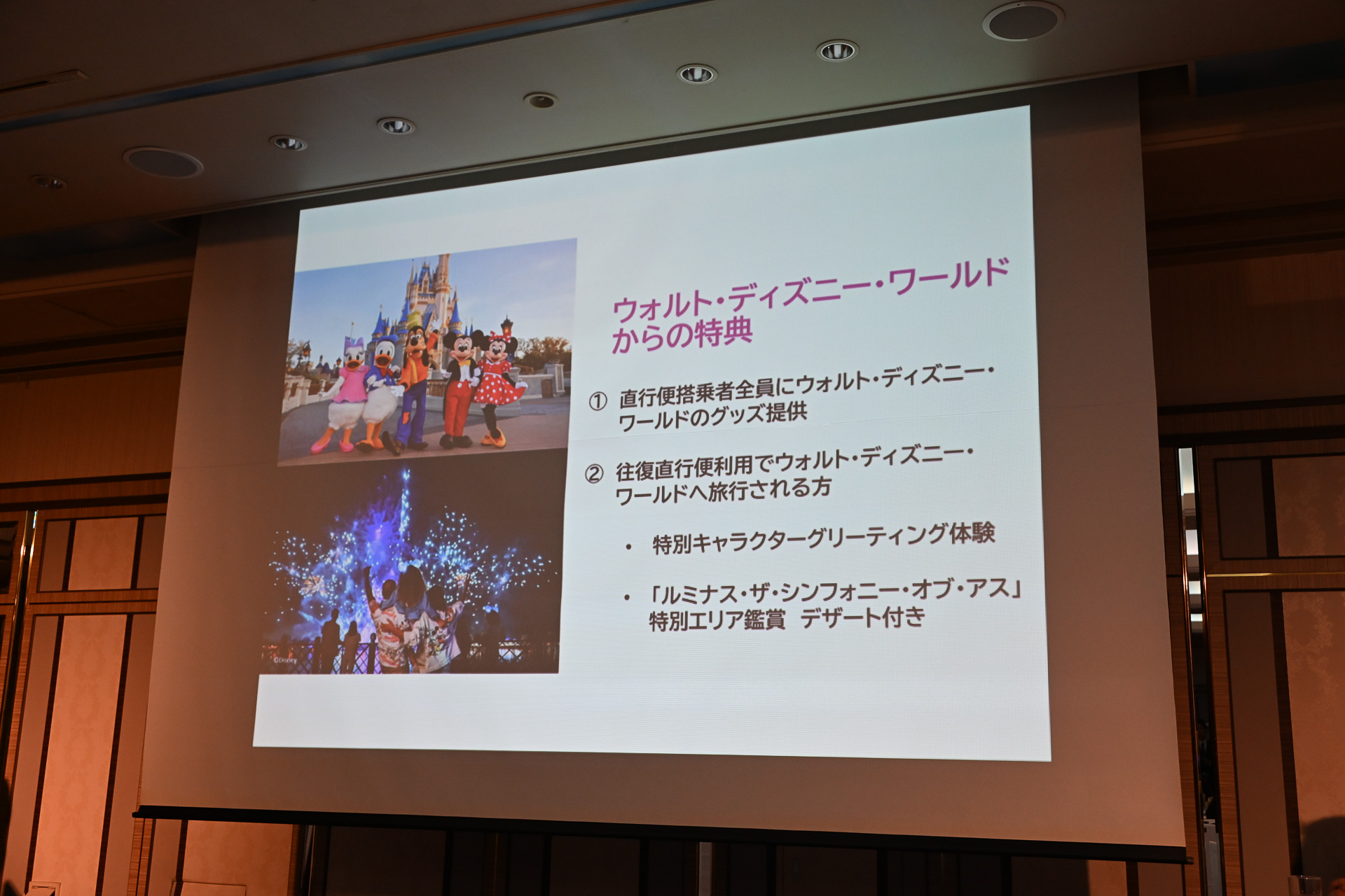 チャーター便の特典