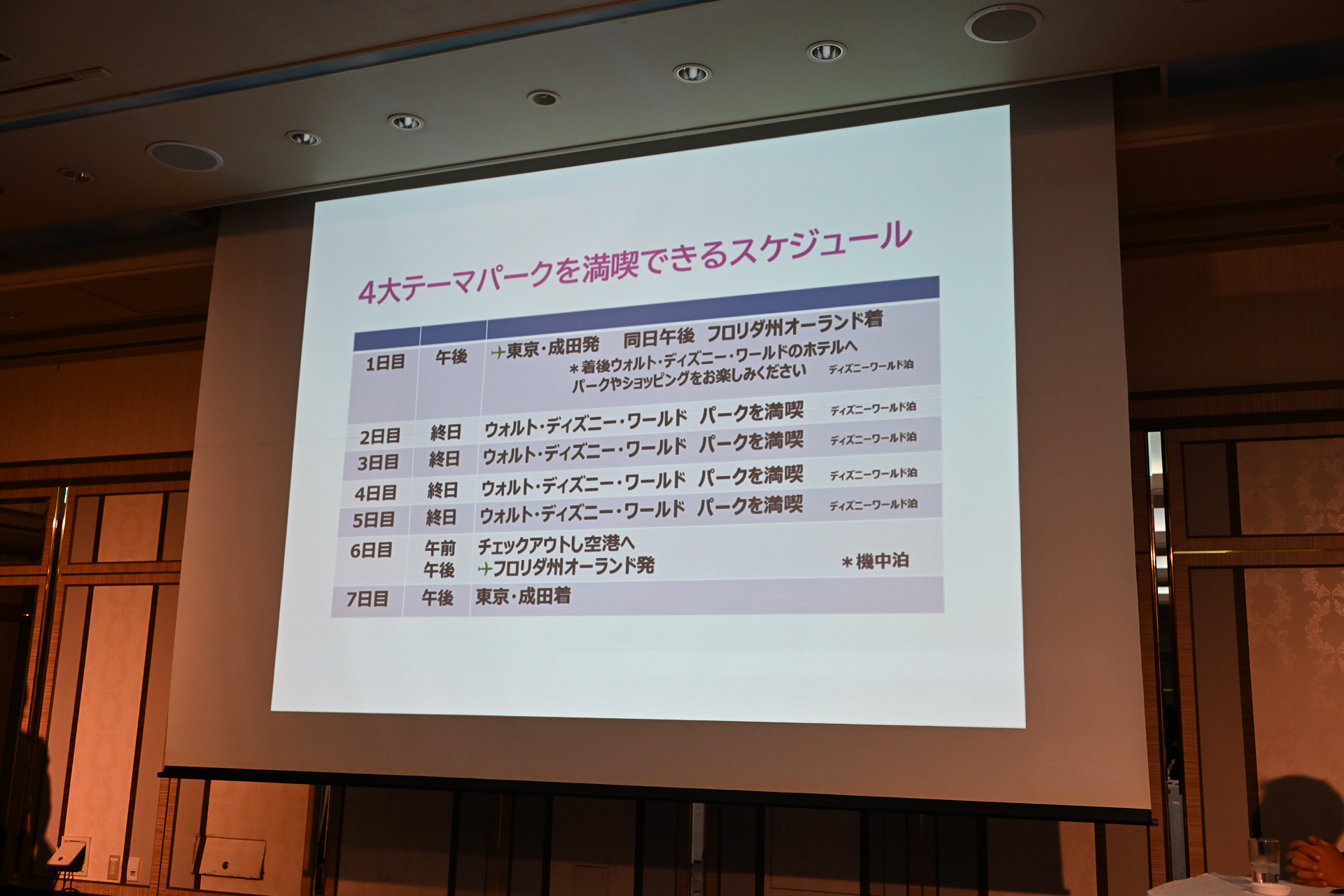 到着日もしっかり楽しめるスケジュールが組める