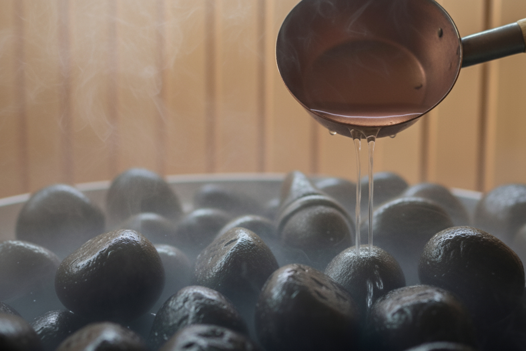 大浴場には本格サウナも男女それぞれに設置