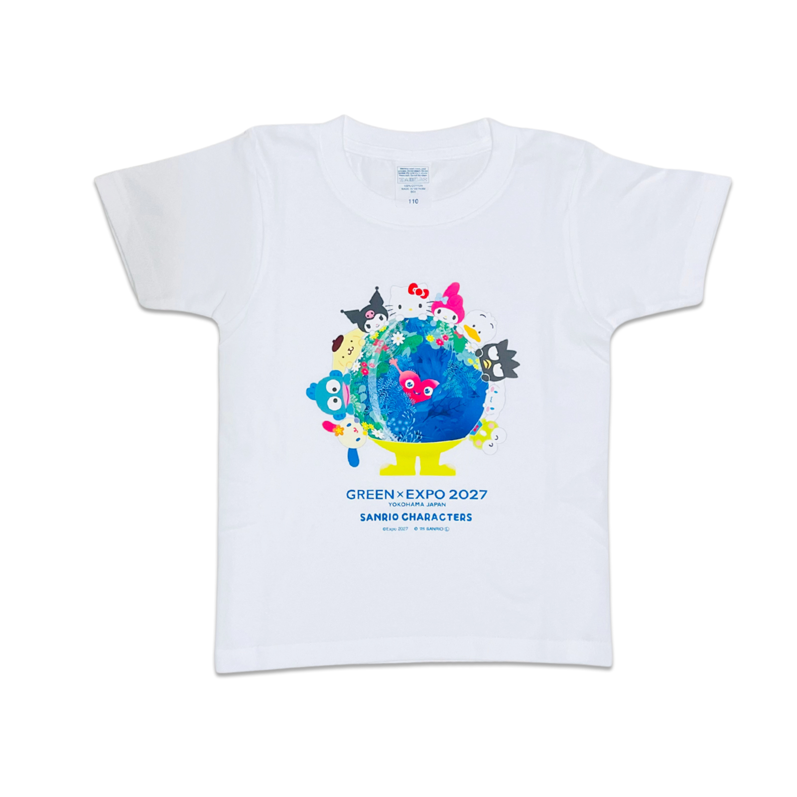 Tシャツ白/黒 こども（110・130cm、各4180円）