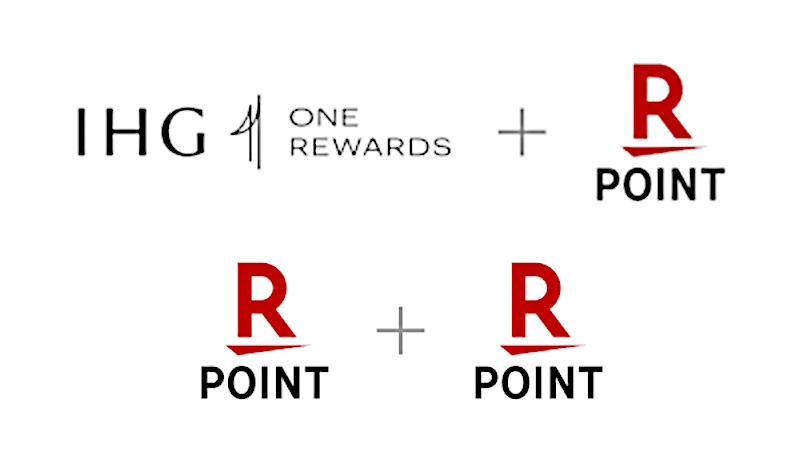 楽天トラベルでの予約分は、通常分の楽天ポイント＋楽天またはIHGのポイントを貯めることが可能に