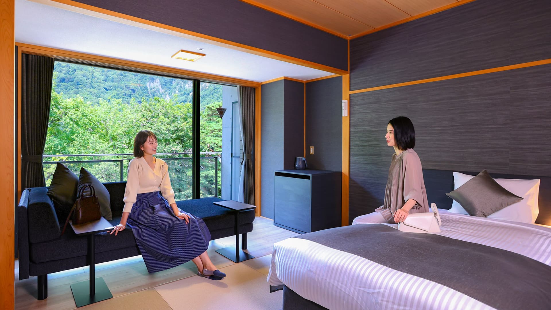 客室一例（スタンダード和ベッド10畳 内風呂なし）