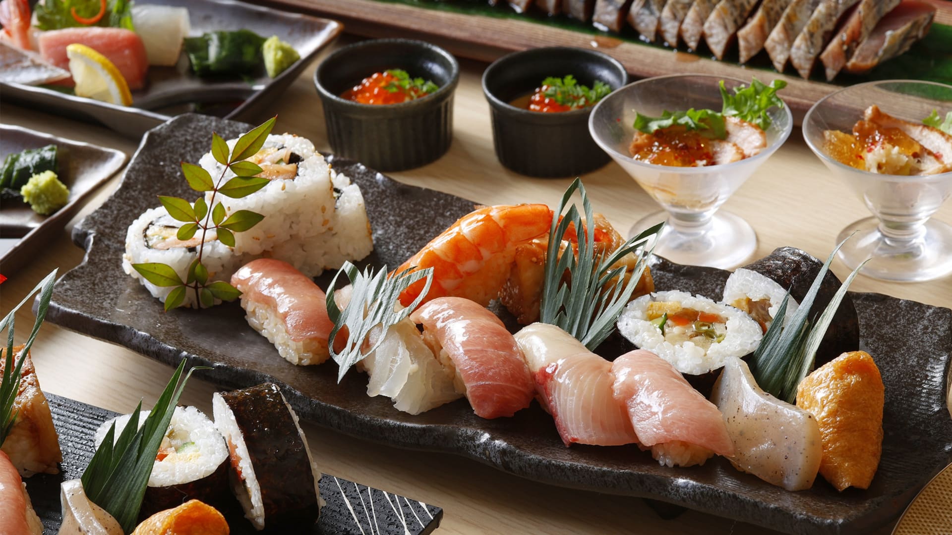 食事は最上階にある「和ダイニング星 HOSHI」で夕朝ビュッフェ