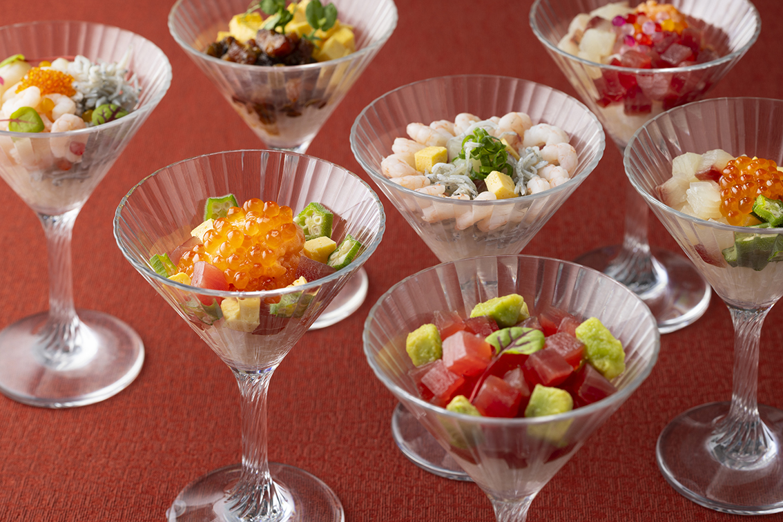 リラッサ海鮮パフェ（ディナー限定）