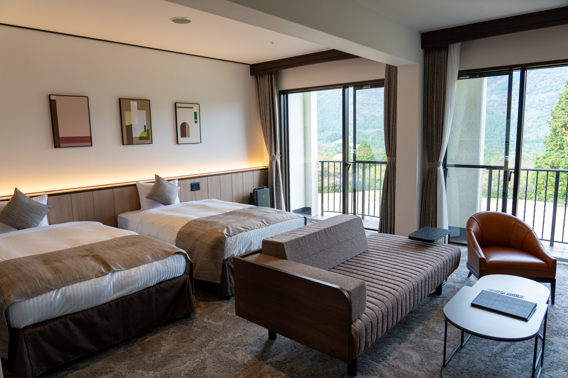 どの客室もフォレストビューの「TAOYA箱根」