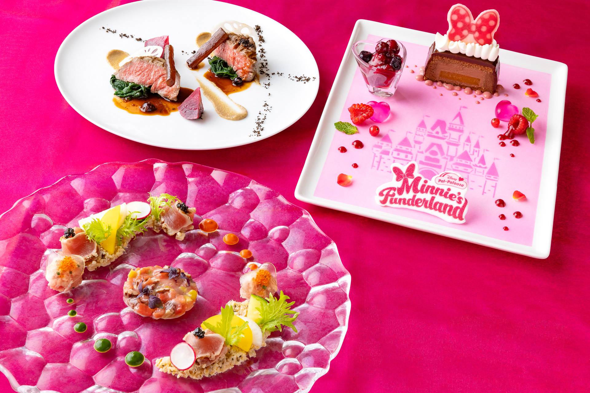 「カンナ」の「ディズニー・パルパルーザ“ミニーのファンダーランド”スタイリッシュカンナ」（1万5000円）