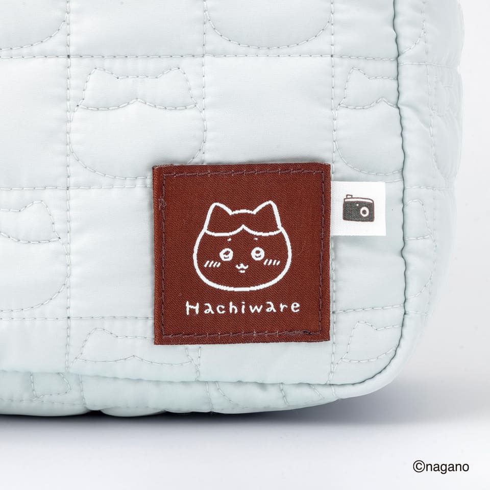 本日発売、ちいかわ/ハチワレ/うさぎの2WAYキルティングバッグ。よく