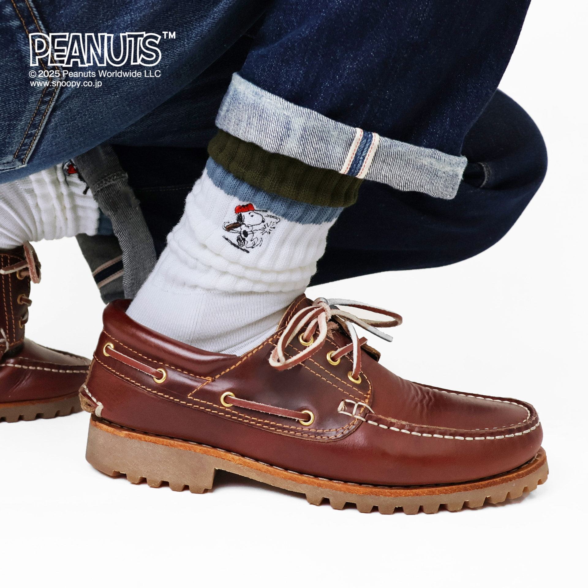 ゆるめのリブにこだわったカジュアルソックス